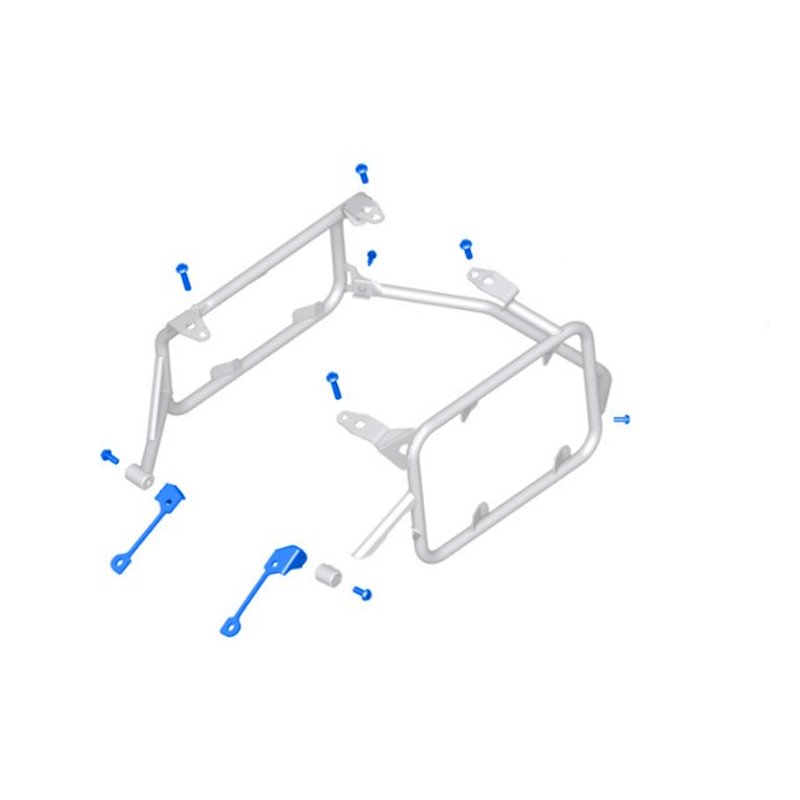 Jeu de fixation pour support de valise aluminium BMW - R1200GS Adv (K51) R1250GS (K50)