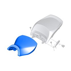 Selle pilote BMW haute chauffée noire R1200RT (K52) et R1250RT (K52)