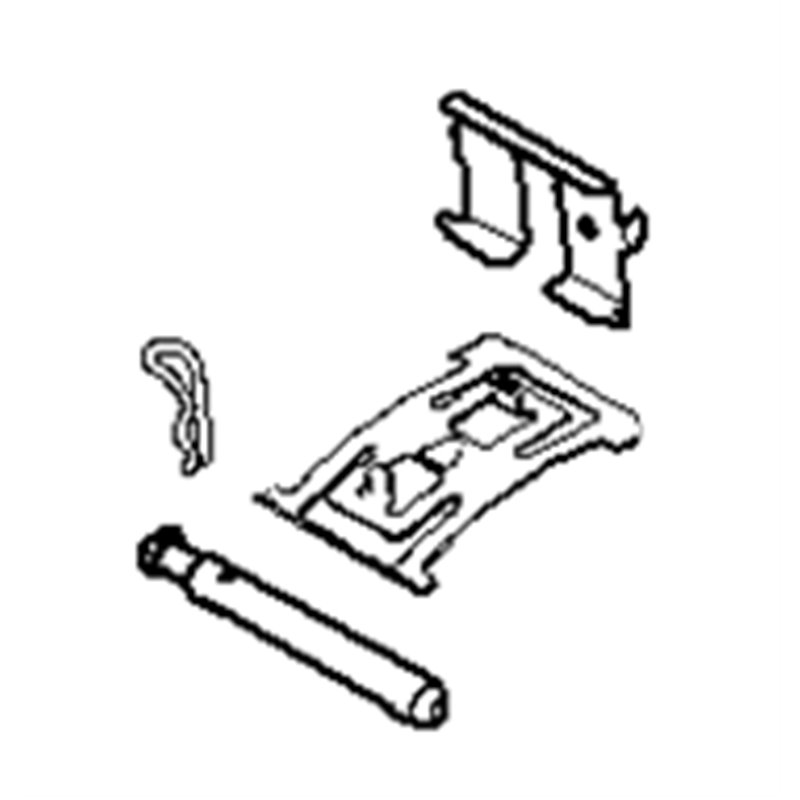 Kit fixation plaquette frein arrière BMW  F700GS, F800GT/GS/S/ST/R, F650GS, HP4, S1000R/RR