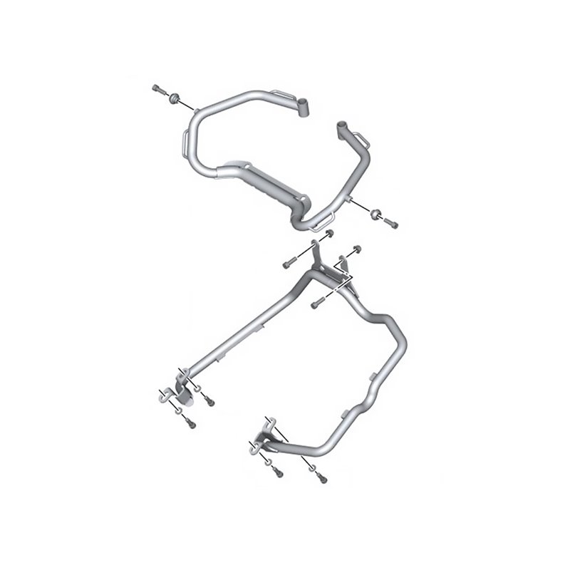 Support de valise Vario BMW F700GS, F650GS, F800GS