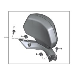 Dosseret pour passager C600 Sport 2012-2015 & C 650 Sport 2016 (K18)