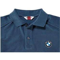 Chemise polo BMW Logo Homme Bleu