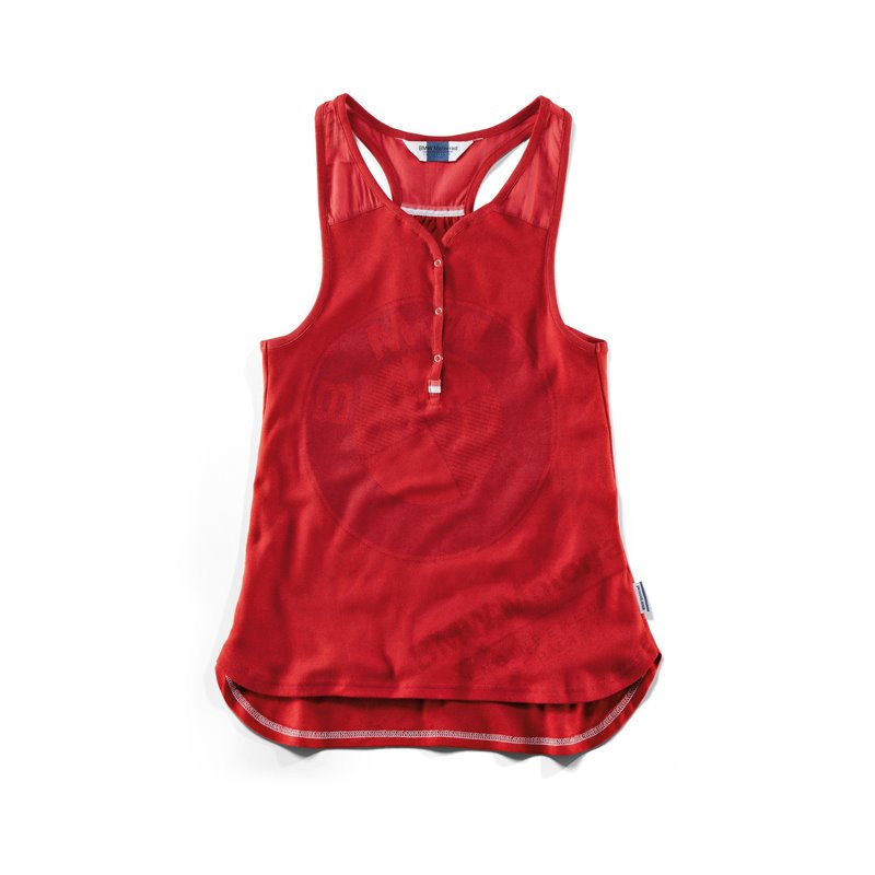 Top Logo BMW Rouge Femme