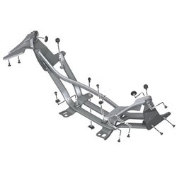 Accoudoirs passager BMW K1600GTL
