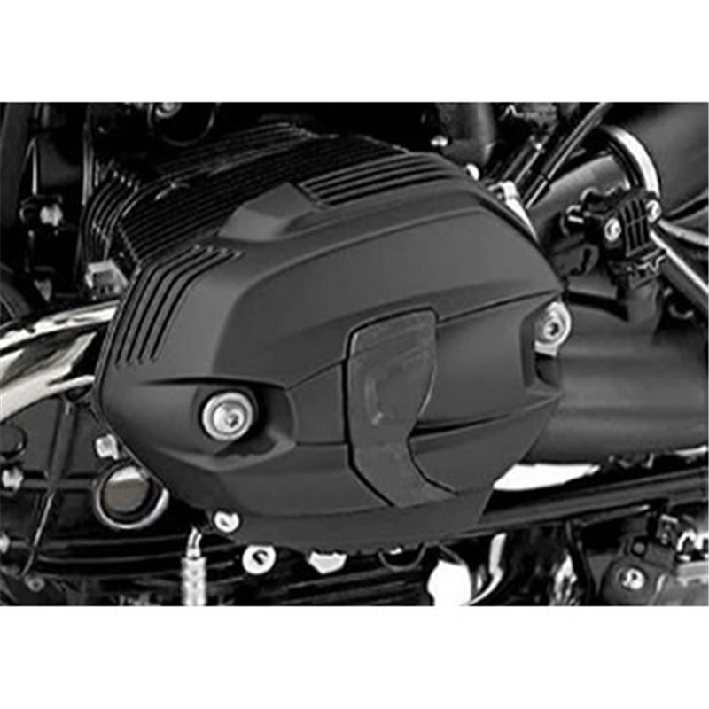 Couvre-culasse droit en aluminium noir - R nineT