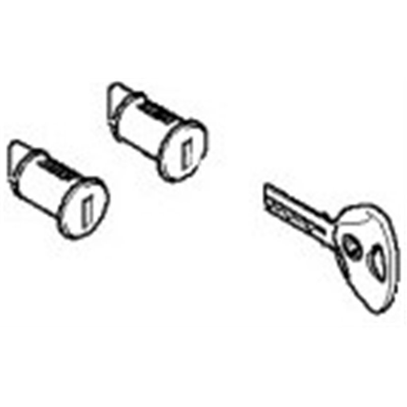 Barillets de serrures BMW complet pour 2 valises - R1200GS F650GS F700GS F800GS