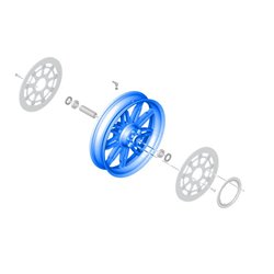 Roue avant forgée BMW - K 1600 GT (K48) K 1600 GTL (K48)