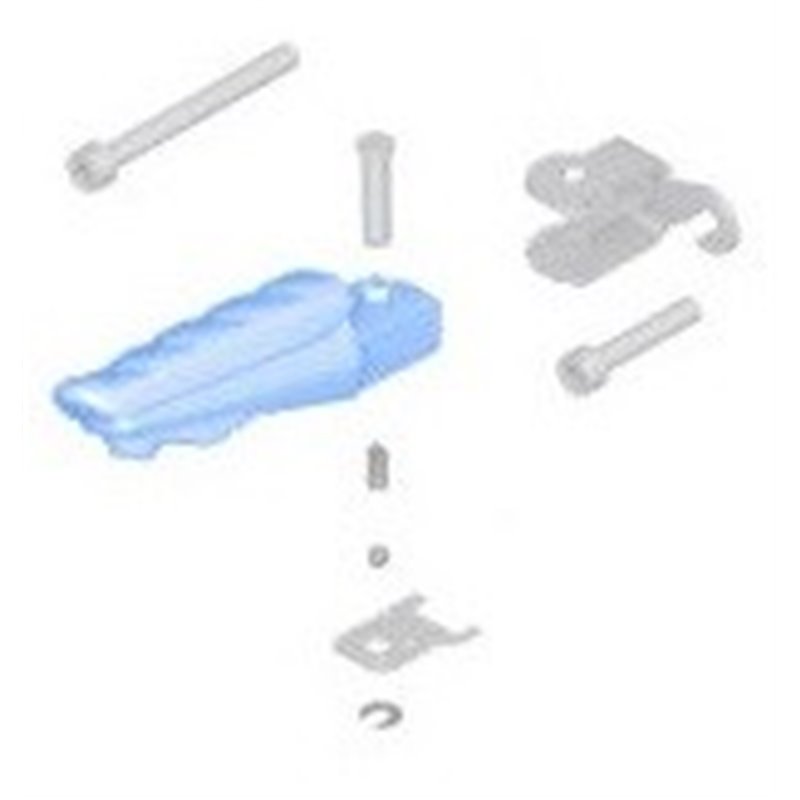 Repose-pied passager BMW chromé droit - C 600/650 Sport (K18)