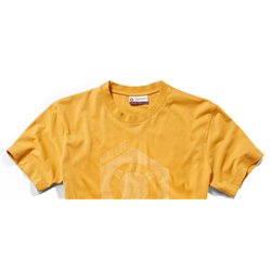 T-shirt Make Life a ride BMW Homme Jaune