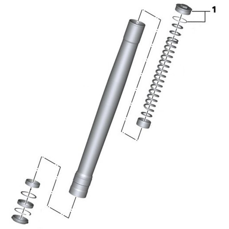 Couvercle tube de fourche