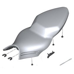 Selle BMW noire - K1200S et K1300S
