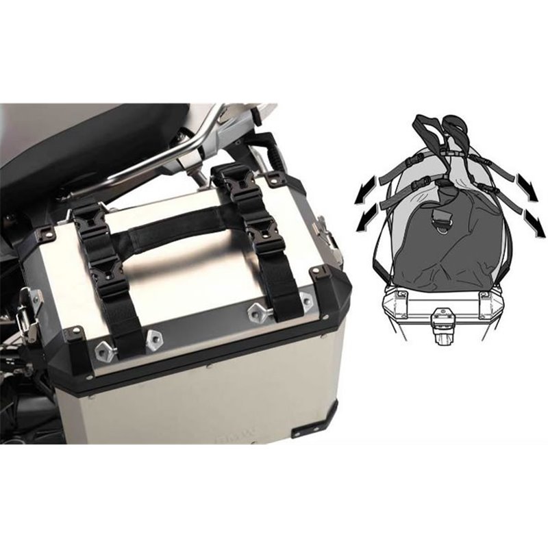 Poignée de transport BMW pour valises et Topcase en aluminium - F800GS/Adv, F850GS.Adv, R1200GS.Adv,R1250GS/GS.Adv