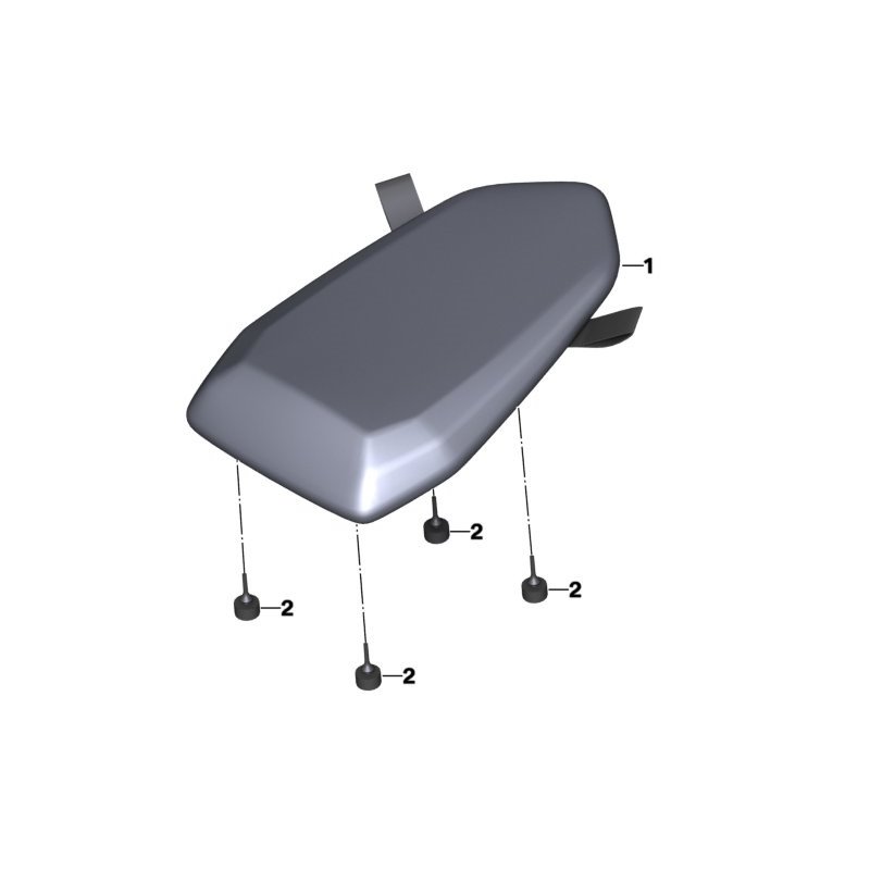 Selle passager - S1000RR (K67)