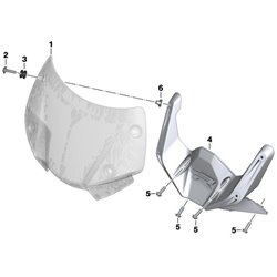 Bulle sport pour BMW R1250R (K53)