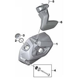 Cache couvre bobine d'allumage Droit