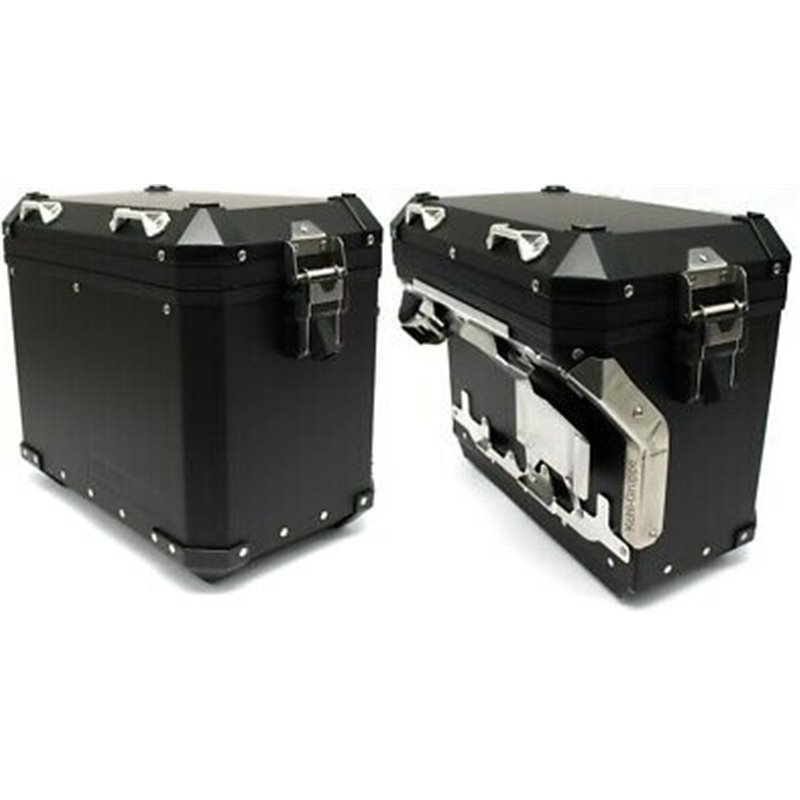 Valise noir aluminium gauche 44L - F850GS/GSA (K81/K82),  R1200GS/GSA (K50/K51) R1250GS/GSA (K50/K51)