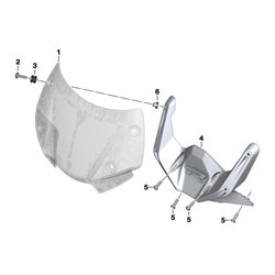 Support de bulle pour BMW R1250R (K53)