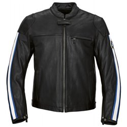 Blouson Schwabing cuir BMW Noir ou Bleu