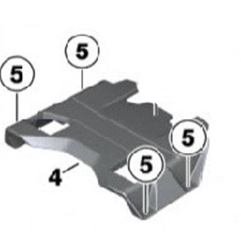 Plaque d'adaptation de TopCase Vario Urban pour BMW CE04