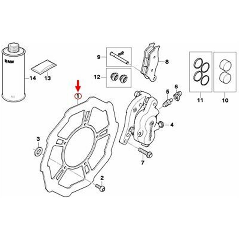 Disque de frein avant G450X