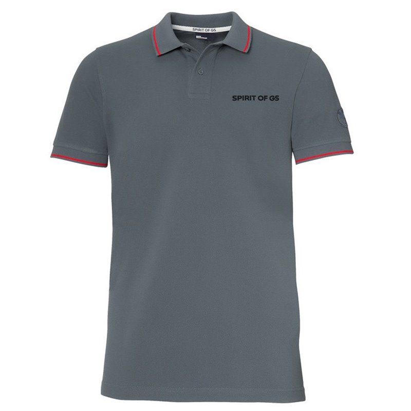 Polo GS gris bleuté, homme
