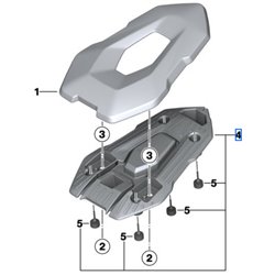 Support de coque de selle - S 1000 R (K63)