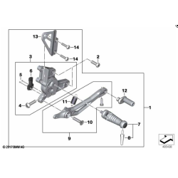 Repose pied droite -  R nine T